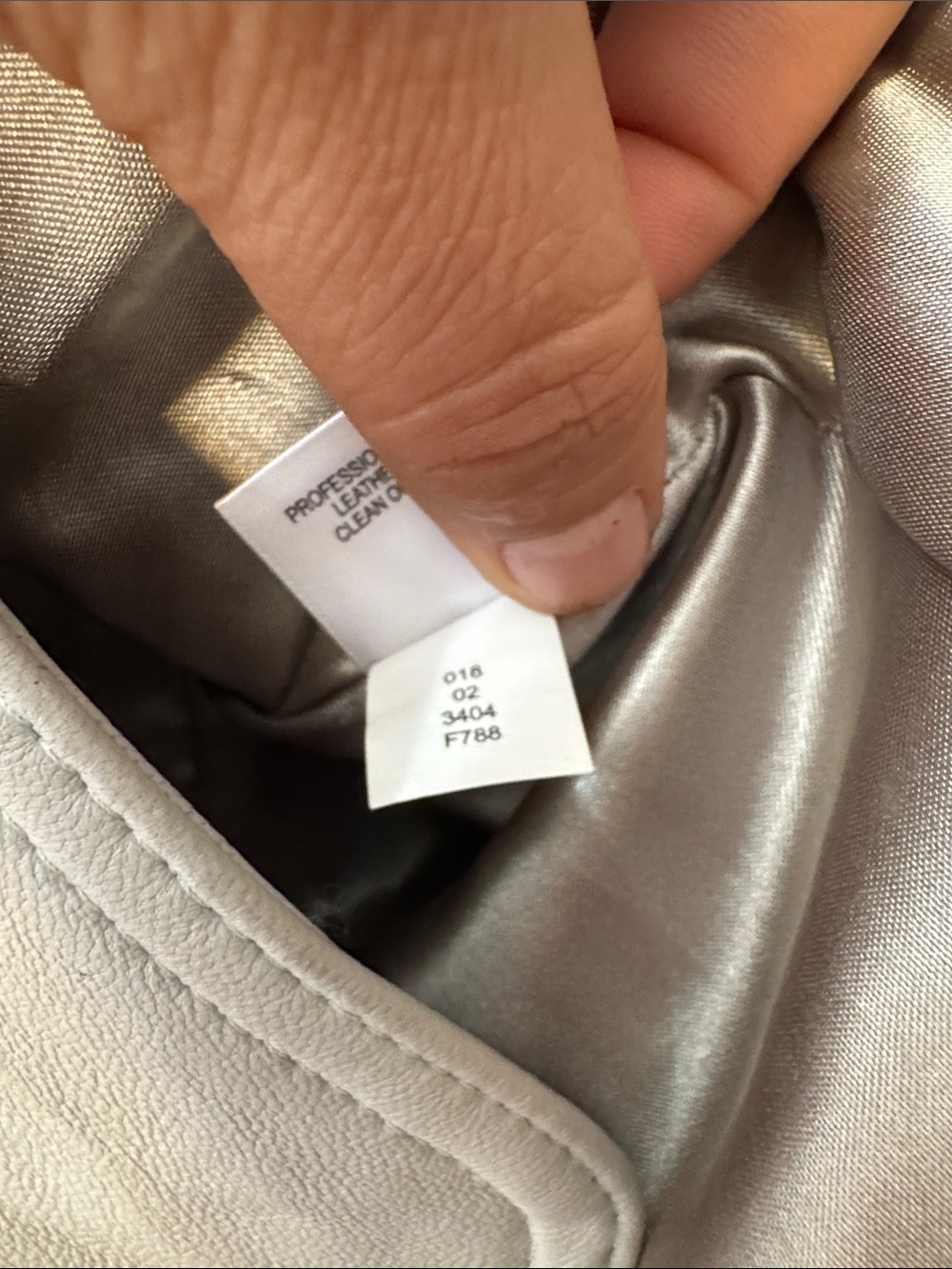 Mossimo Supply Co. Light Cream Leather Blazer Jacket - Picture 4 of 16